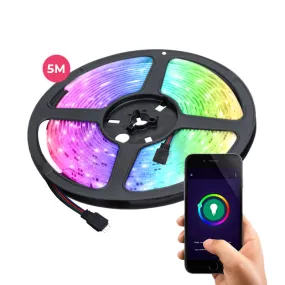 5 meter smart wifi TV LED strip, 30w, RGB (alle kleuren)