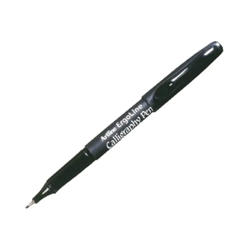 Artline - Marqueur permanent Calligraphie - pointre fibre extra fine - noir