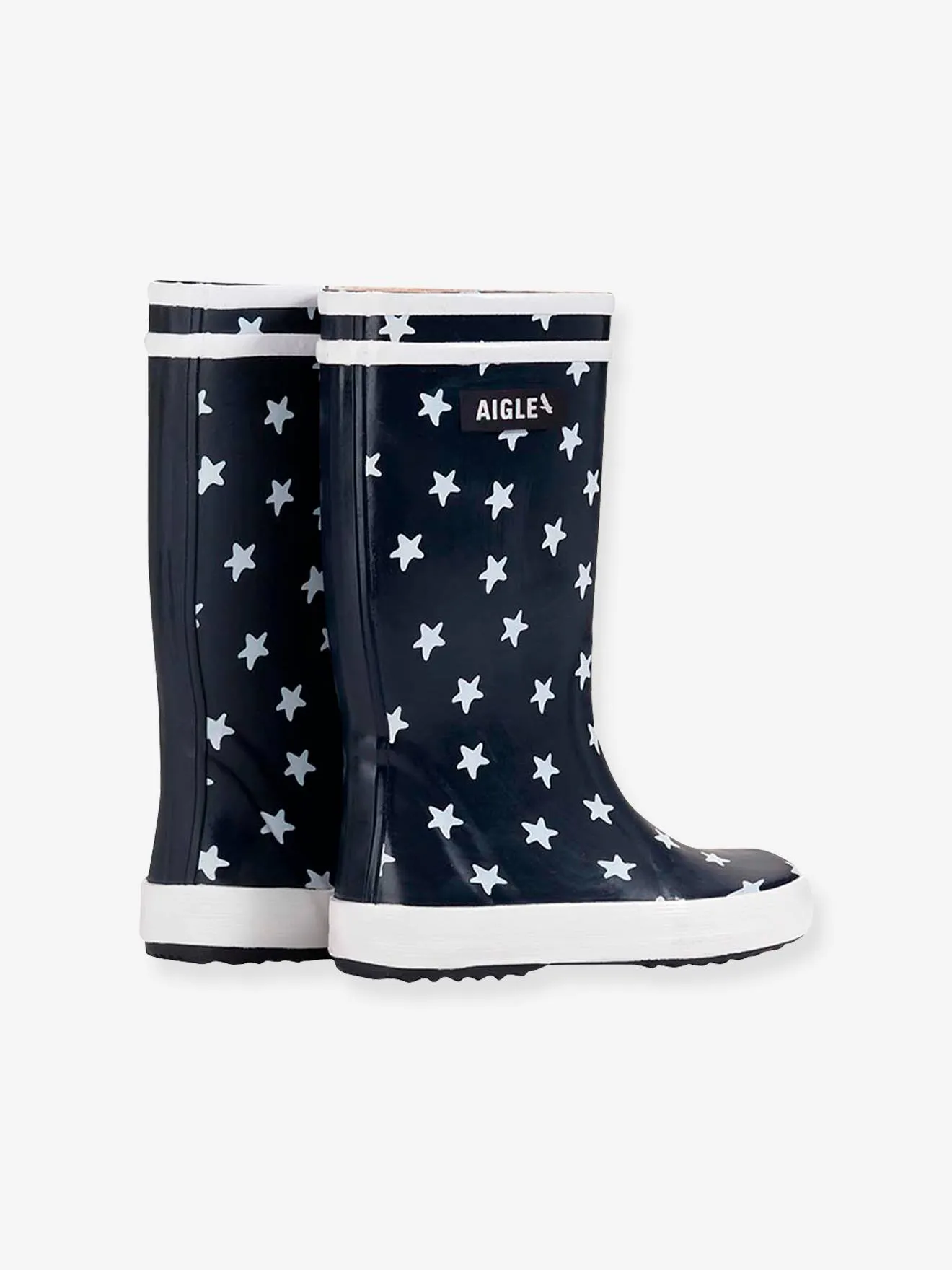 Bottes de pluie enfant Lolly Pop Play AIGLE® encre - Aigle