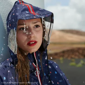 Cape de pluie vélo mixte pour cycliste 100% recyclé - Cap' Bonne Espérance