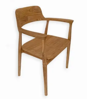 Chaise teck massif FLORES