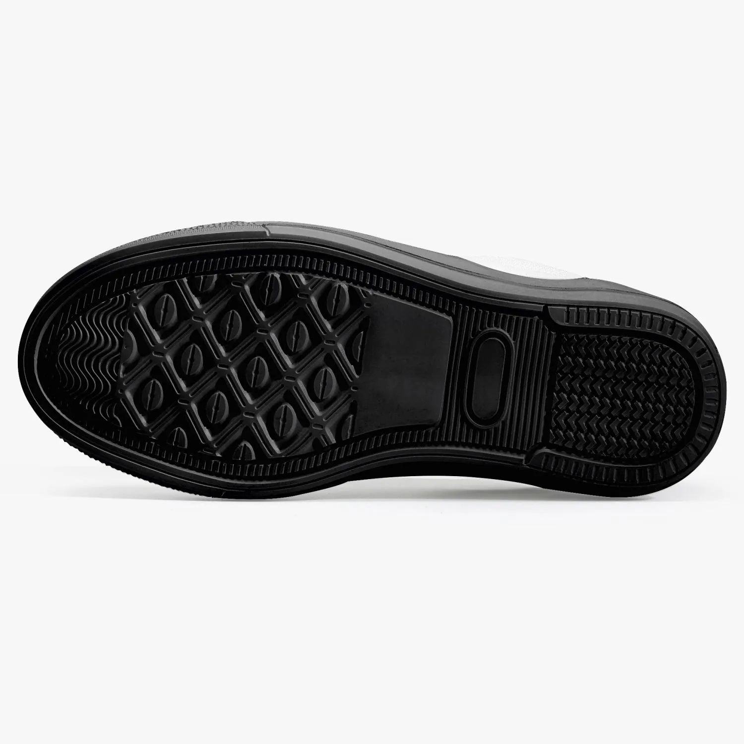 Chaussures à enfiler pour enfants, noires Papillons gris