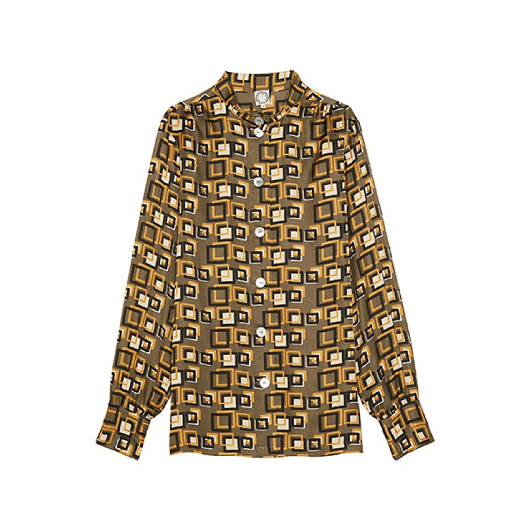 Chemise Marie Sophie imprimé kaki