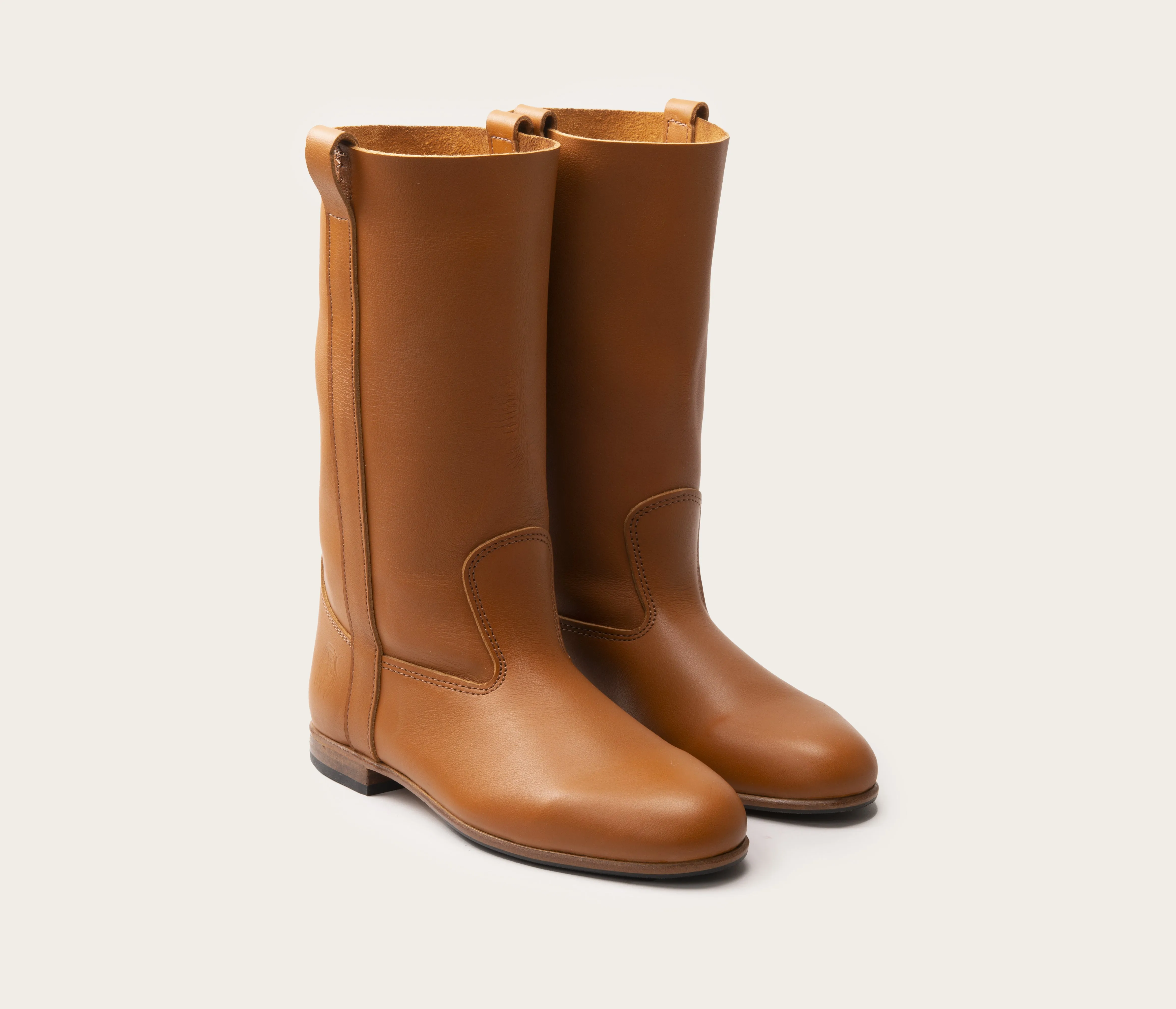 Ella Botte Femme Souple Naturel - Prix Doux