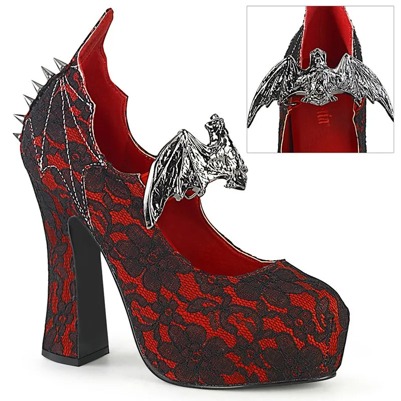 Escarpins gothiques haut talon