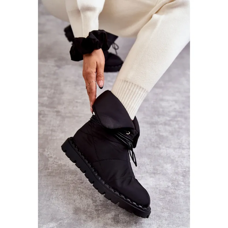 FS1 Bottes isolées femme Noir Emelie le noir