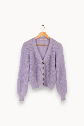 Gilet violet - Taille S/36
