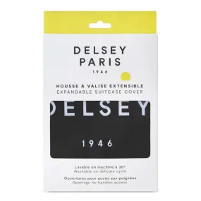 Housse de valise M DELSEY noir | Planetebag.com