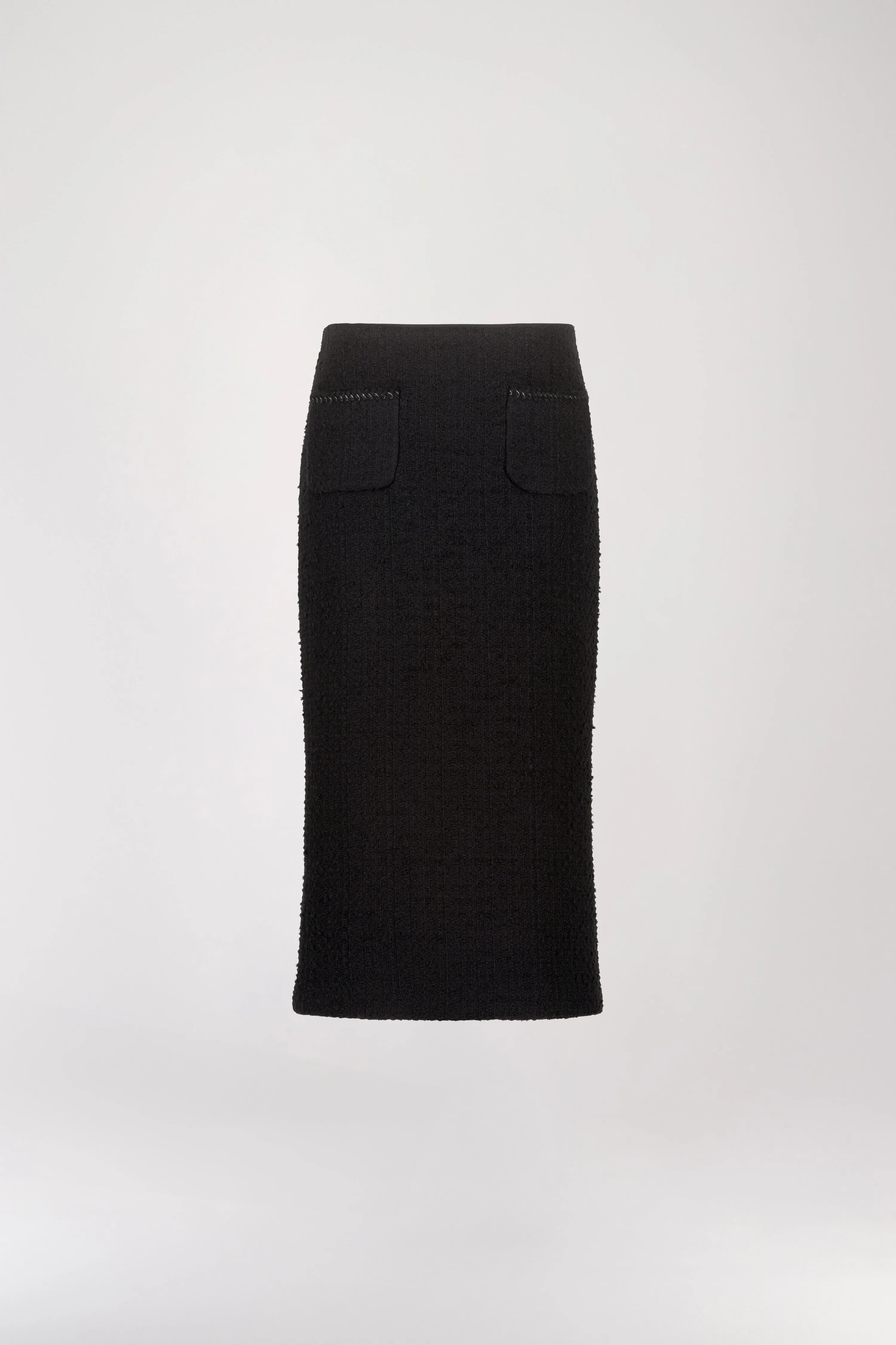 Jupe en tweed noire