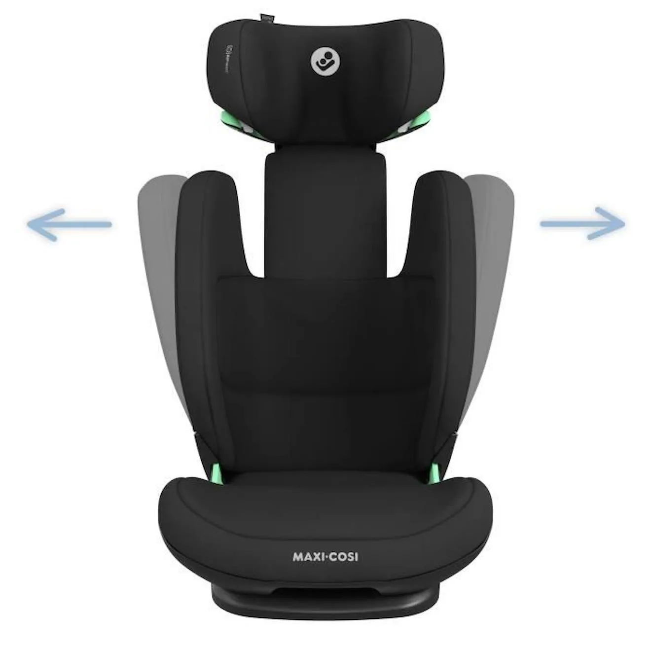 MAXI-COSI Siège Auto Rodifix S I-Size, Groupe 2/3, Isofix, Inclinable, Basic Black noir - 