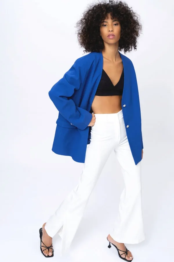 Pantalon Avec Fente Latérale
