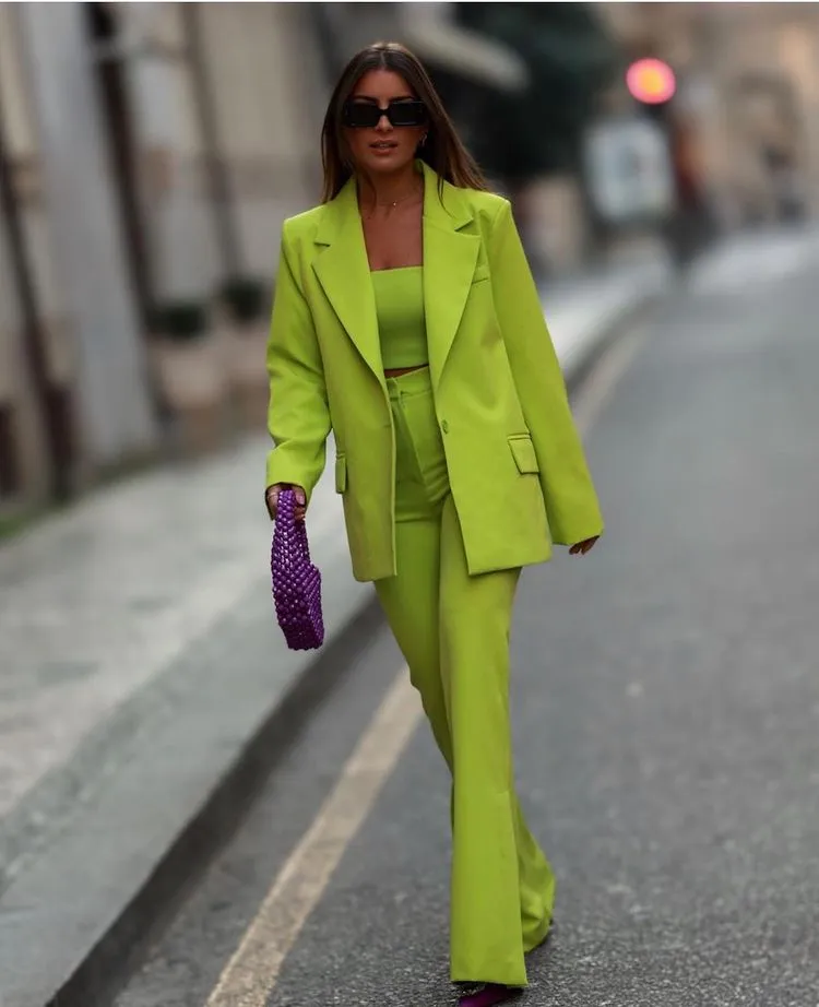 Pantalon Avec Fente Latérale
