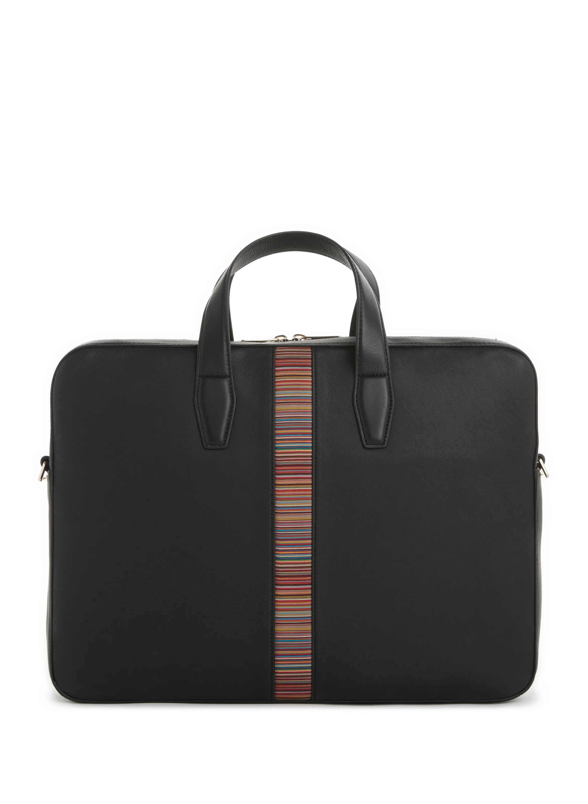 PAUL SMITH  Porte-documents en cuir - Noir