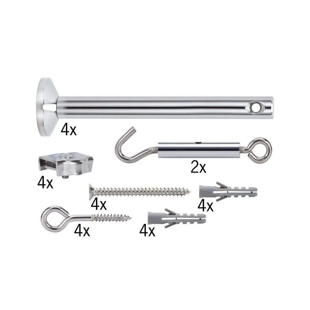 PAULMANN 17834 Kit de montage de système câbles couleur chrome TENSION KIT