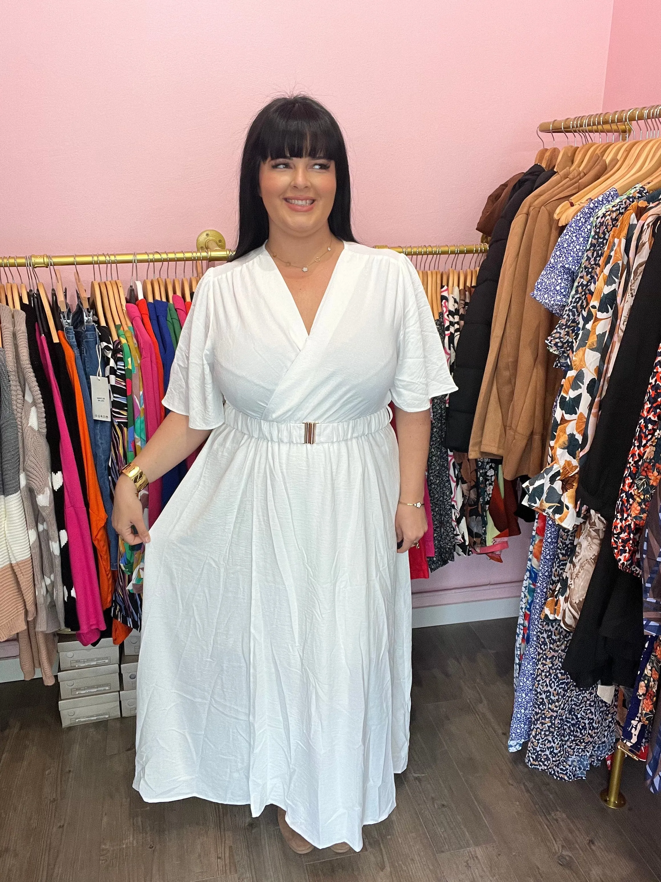 Robe cléopatre blanche