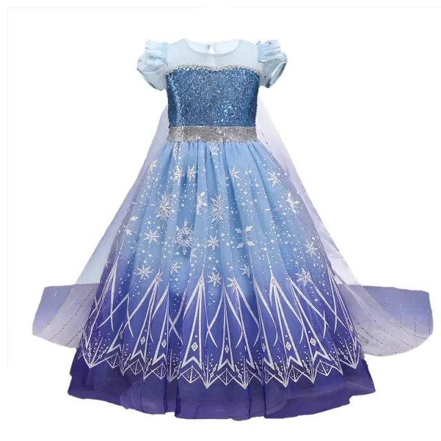 Robe de Princesse avec Cape