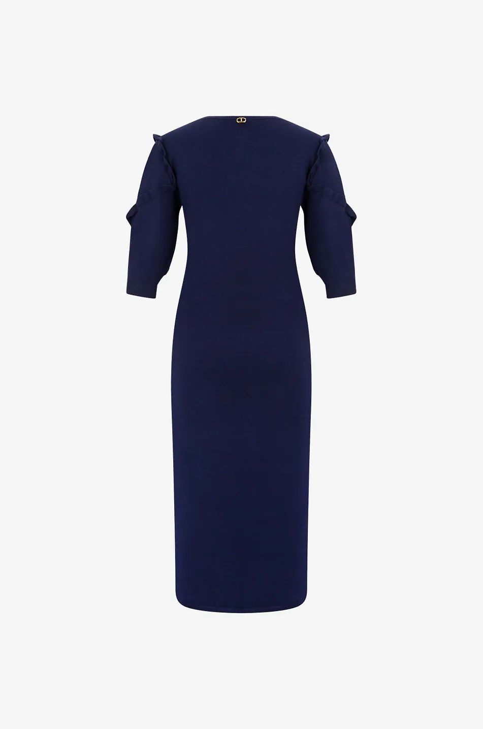 Robe fourreau midi en maille
