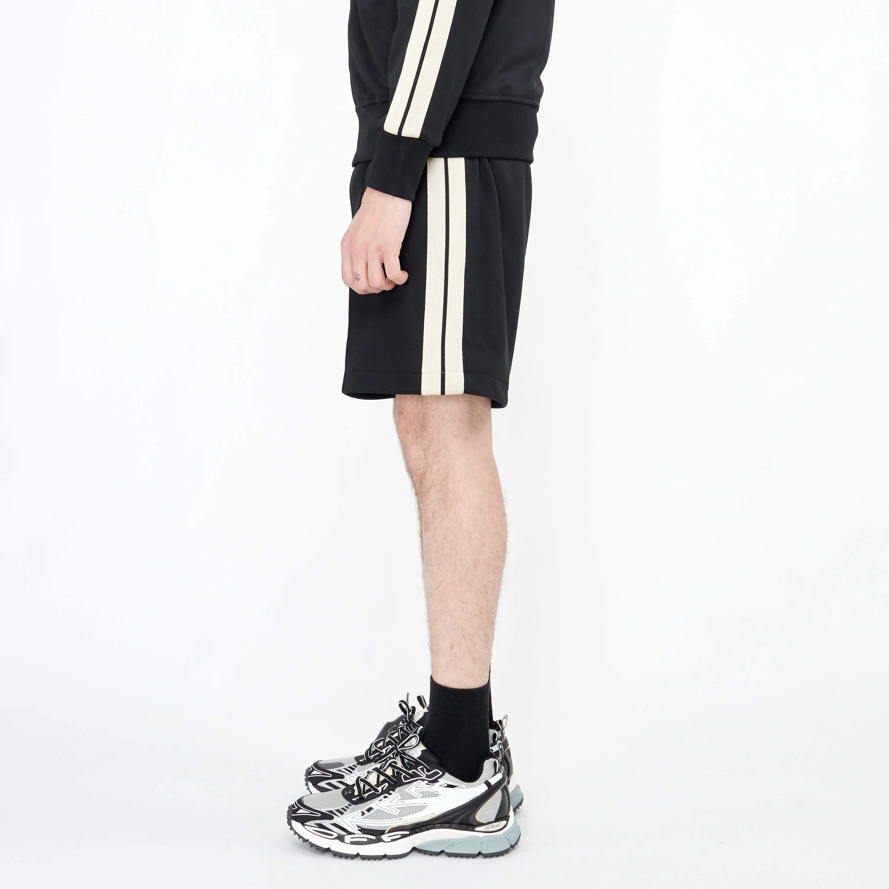 Short Palm Angels Classique Track Logo Noir