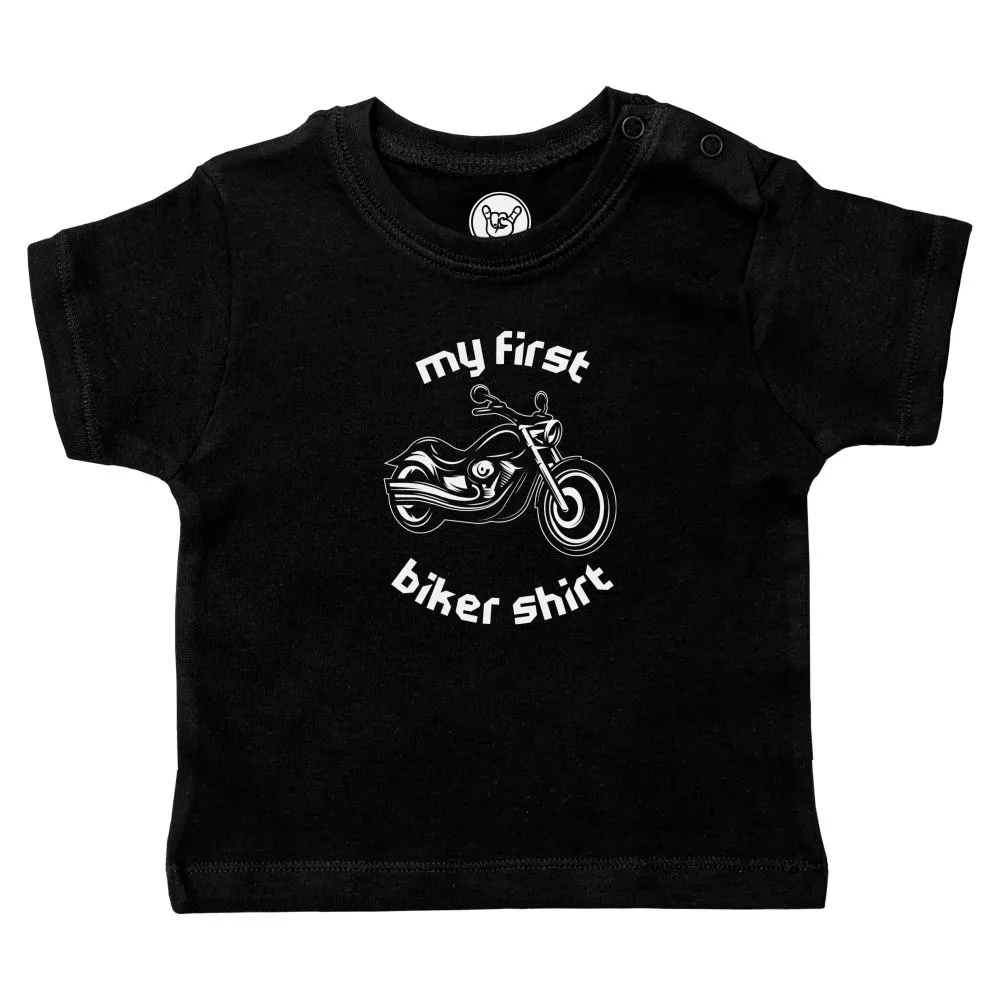 T-shirt bébé my first biker shirt