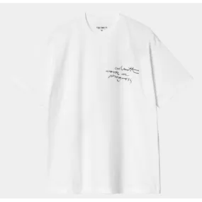T-shirt Carhartt Wip Pencil - White Black