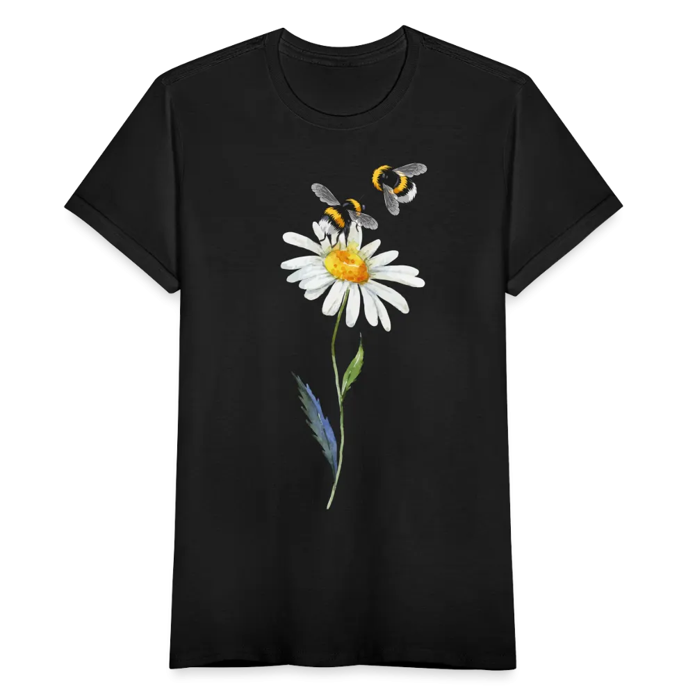 T-shirt Femme Marguerite et bourdons