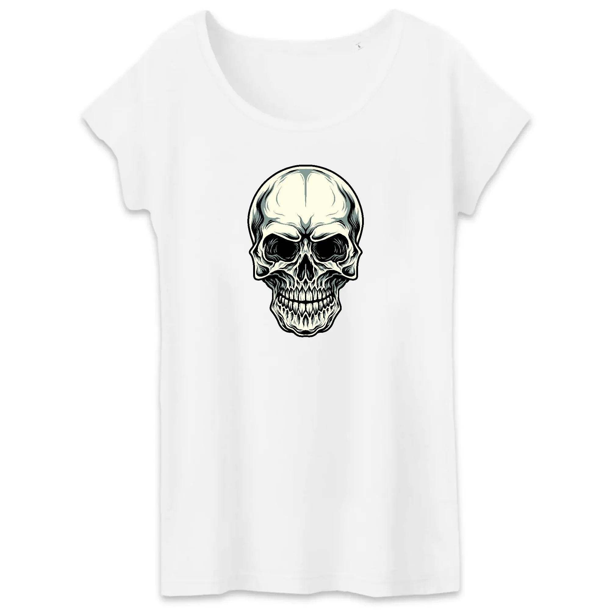 T shirt Femme Tête de Mort horreur