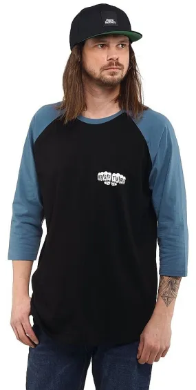 T-shirt Horsefeathers Fists Raglan - Blue Heaven - men´s