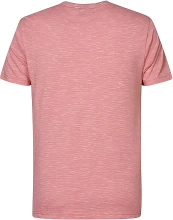T-Shirt Petrol Palmora Melange Rose M-1040-TSR659-3167 comma