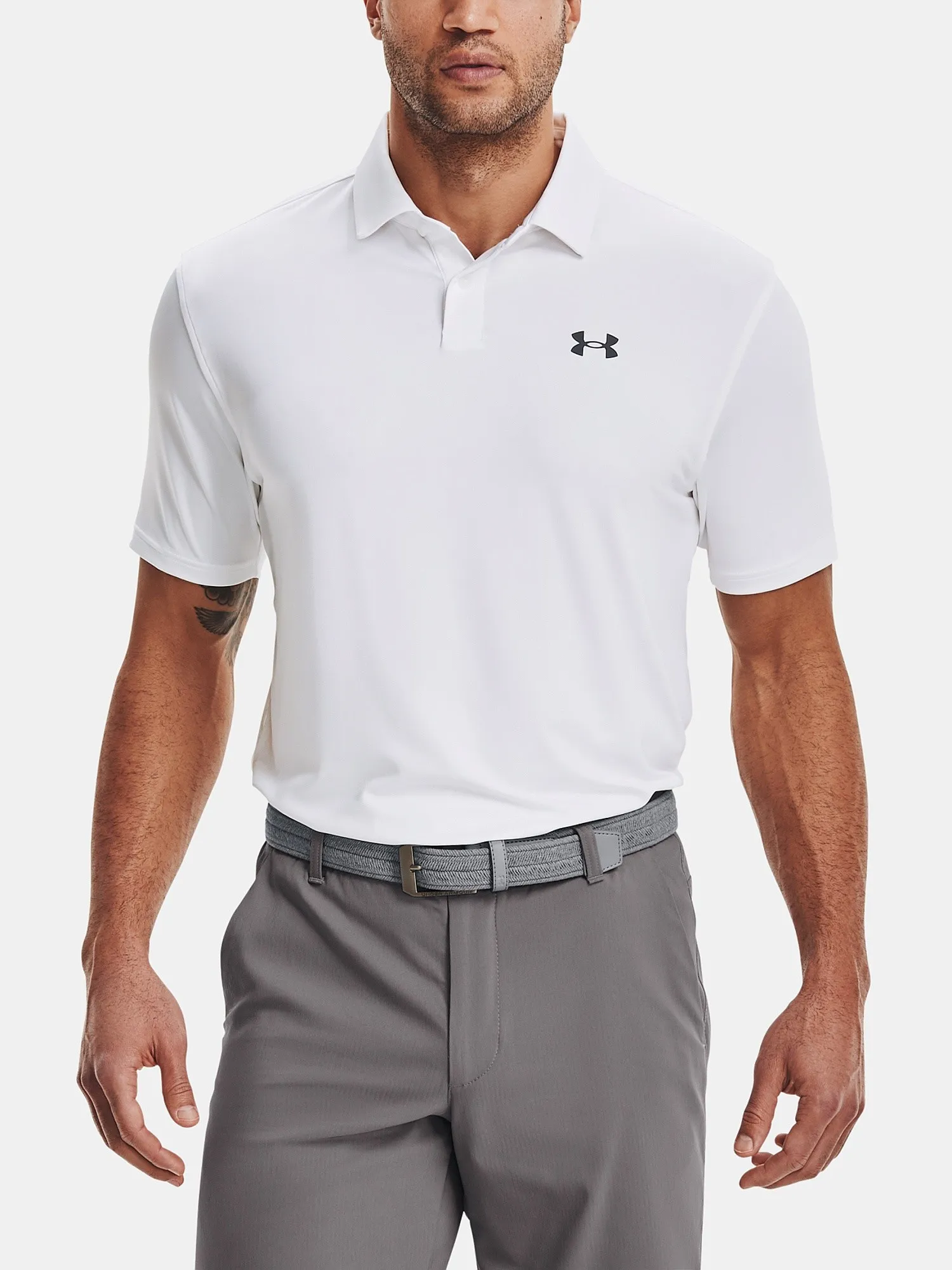 T-shirt Under Armour T2G Polo - White - men´s