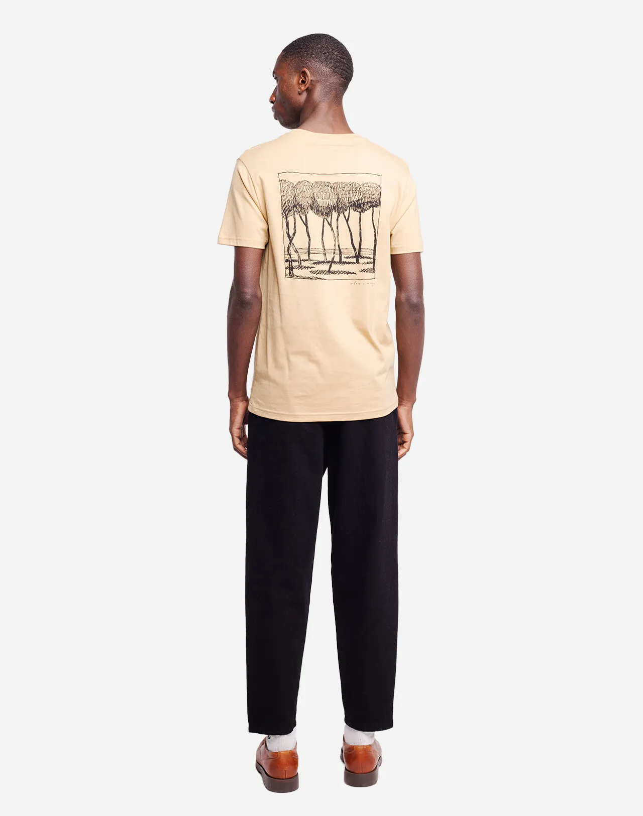 T-shirt Voyageurs immobiles sable Taille XL Couleurs Sable
