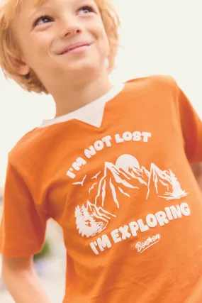 Tee-shirt - Lodestie orange juice imprimé