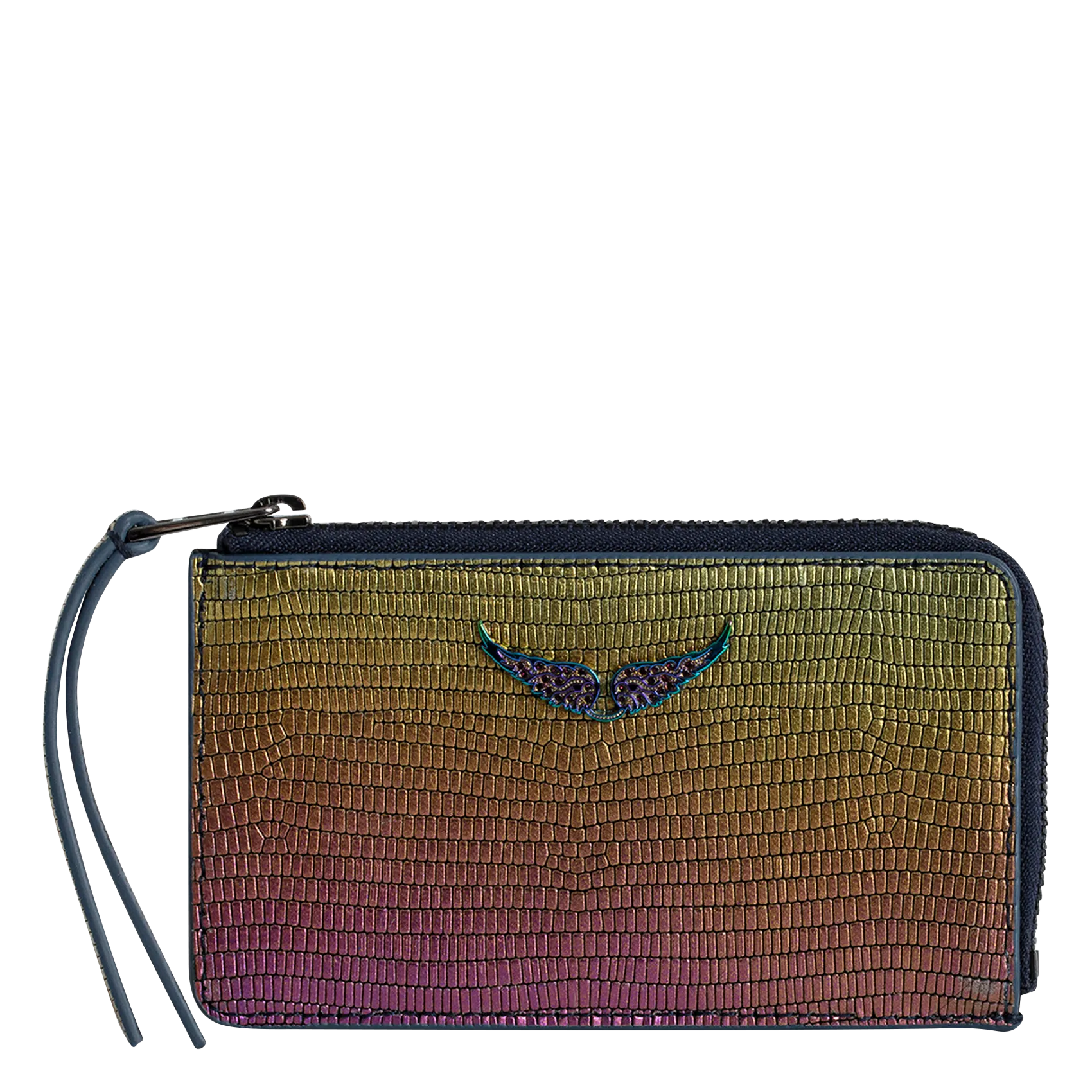 ZADIG&VOLTAIRE  Porte carte en cuir métallisé zv card - Multicolore